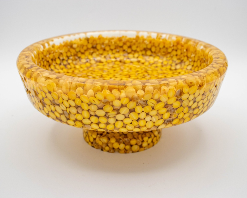 Soybean Pedestal Bowl - Tom Schultz